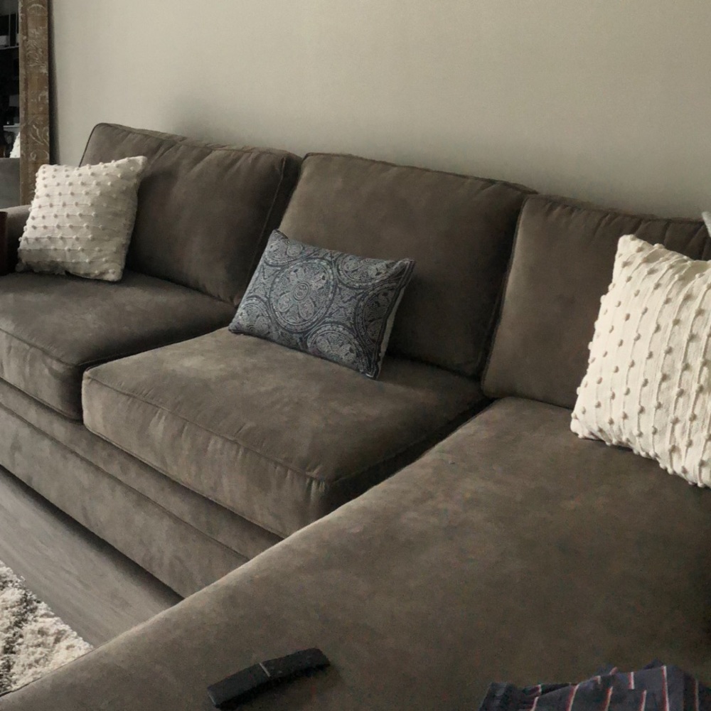 Sonoma cream colored throw pillow